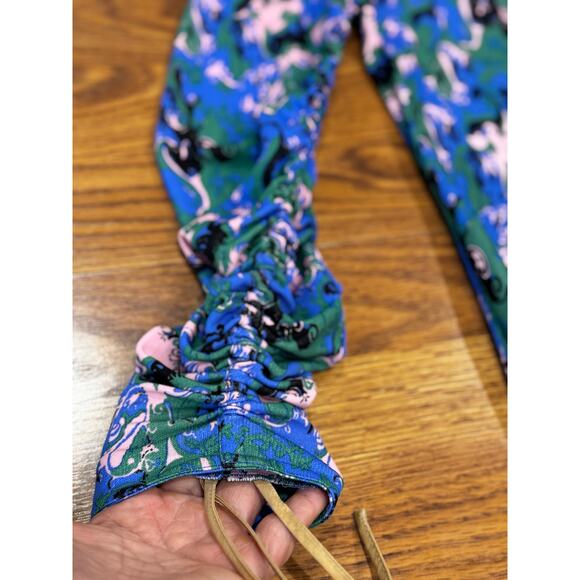 Marni viscose Blue Floral  Print Bodycon Dress size 40 / US 8 - Picture 16 of 16